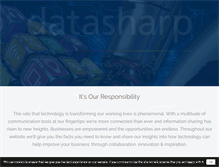 Tablet Screenshot of datasharp.co.uk